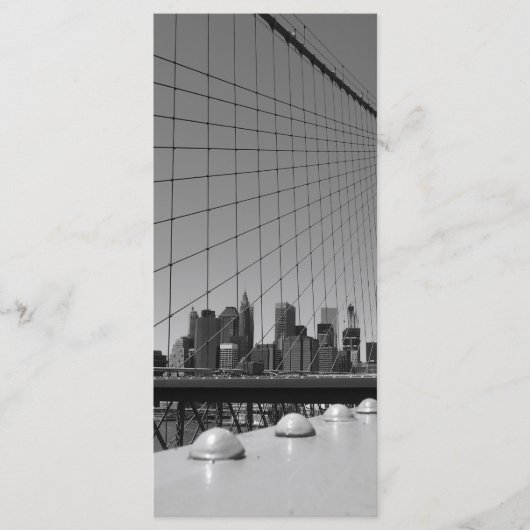 Brooklyn bridge menu (Voorkant)