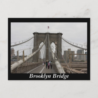 Brooklyn Bridge, New York Briefkaart