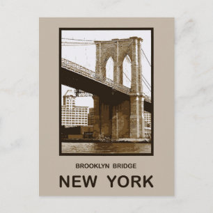 Brooklyn Bridge New York Briefkaart