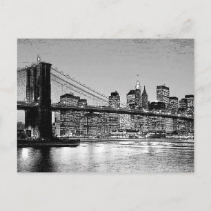 Brooklyn Bridge New York City Briefkaart