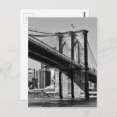 Brooklyn Bridge New York City Briefkaart (Voorkant / Achterkant)