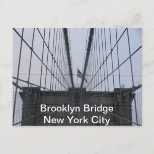 Brooklyn Bridge, New York City Briefkaart