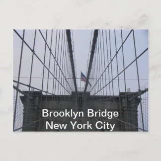Brooklyn Bridge, New York City Briefkaart