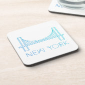 Brooklyn Bridge | New York City Drankjes Onderzetter (Linkerzijde)