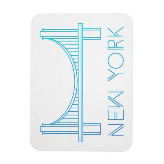Brooklyn Bridge | New York City Magneet (Verticaal)