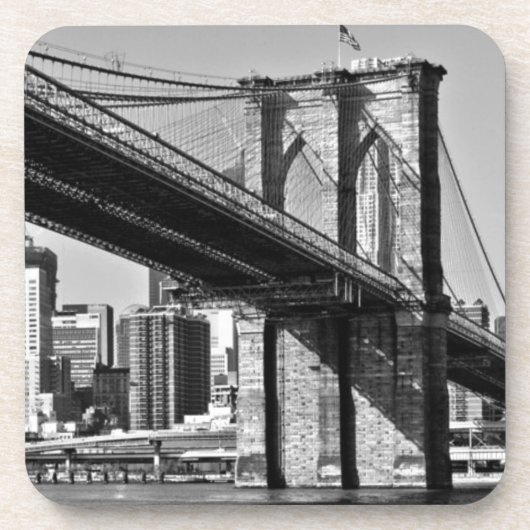 Brooklyn Bridge New York City Onderzetter (Voorkant)