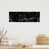 Brooklyn Bridge New York City Poster Print (Keuken)