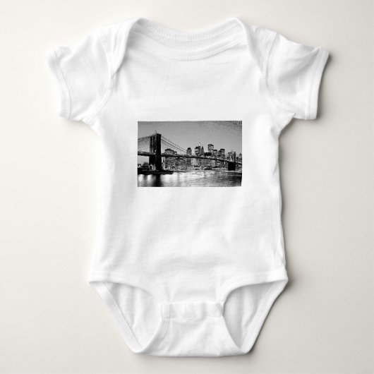 Brooklyn Bridge New York City Romper (Voorkant)