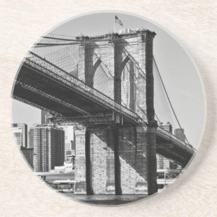 Brooklyn Bridge New York City Zandsteen Onderzetter