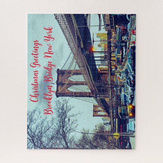 Brooklyn Bridge New York. Jigsaw Puzzle (Vertical)