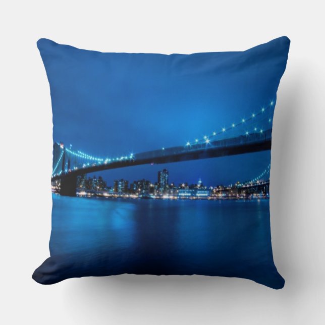 Brooklyn Bridge, New York Kussen (Voorkant)