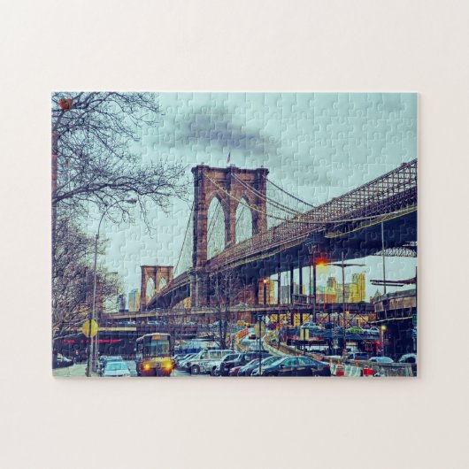 Brooklyn Bridge New York. Legpuzzel (Horizontaal)