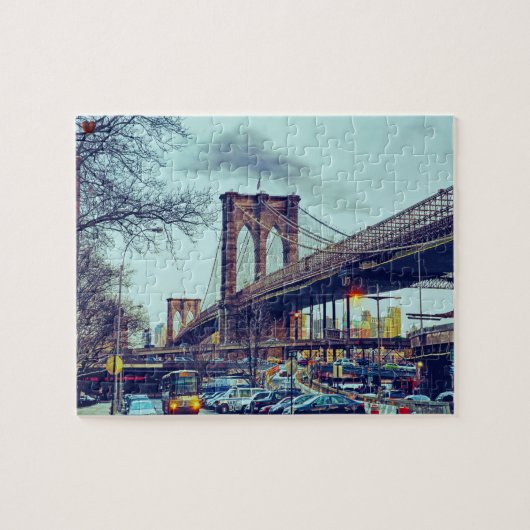 Brooklyn Bridge New York. Legpuzzel (Horizontaal)