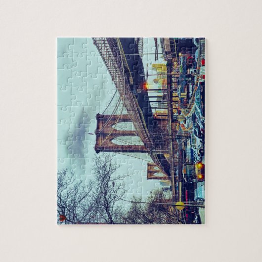 Brooklyn Bridge New York. Legpuzzel (Verticaal)