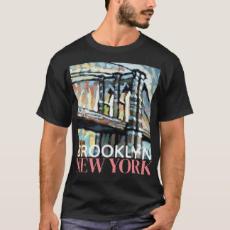 Brooklyn Bridge New York, mannen T-Shirt 2
