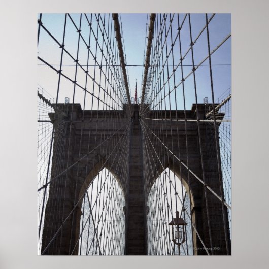 Brooklyn Bridge, New York, NY, VS 2 Poster (Voorkant)