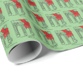 Brooklyn Bridge New York NYC Kerstmis in NY Cadeaupapier (Rol Hoek)