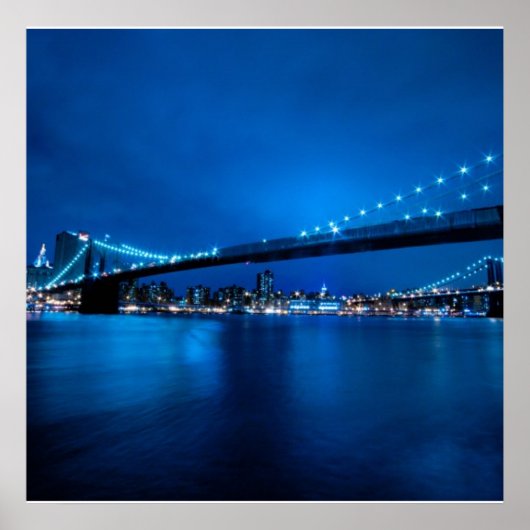 Brooklyn Bridge, New York Poster (Voorkant)