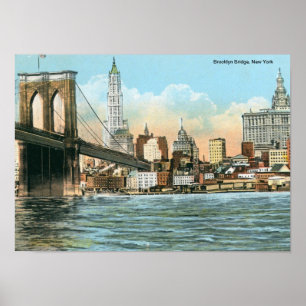 Brooklyn Bridge, New York Poster