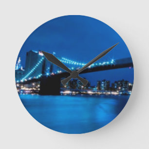 Brooklyn Bridge, New York Ronde Klok