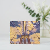 Brooklyn Bridge New York  schilderen Briefkaart (Staand voorkant)