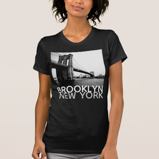 Brooklyn Bridge New York T-shirt voor dames #2 (Voorkant)