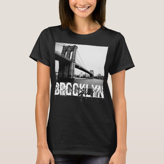 Brooklyn Bridge New York T-shirt voor vrouwen (Voorkant)
