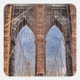 Brooklyn Bridge New York USA Vierkante Sticker