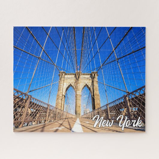 Brooklyn Bridge, New York, Verenigde Staten Legpuzzel (Horizontaal)