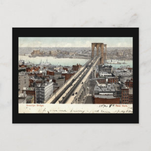 Brooklyn Bridge NY 1907  Briefkaart
