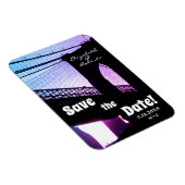 Brooklyn Bridge NYC Save the Date Magneet (Rechterzijde)
