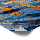 Brooklyn Bridge olieverfschilderij Poster (Hoek)