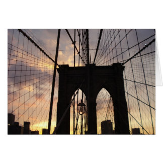 Brooklyn Bridge op Sunset