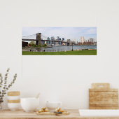 Brooklyn Bridge Panoramic Poster (Keuken)