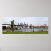 Brooklyn Bridge Panoramic Poster (Voorkant)