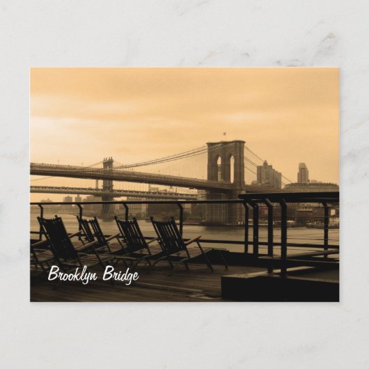 Brooklyn Bridge (pas het aan!) Briefkaart (Voorkant)