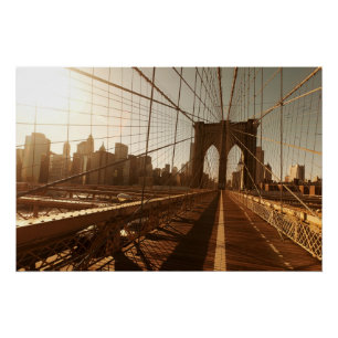Brooklyn Bridge. Perfect Poster