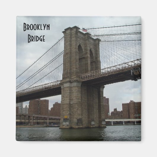 Brooklyn Bridge Photo Magnet New York (Devant)