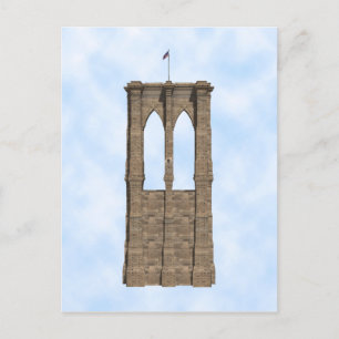 Brooklyn Bridge Pilier : Modèle 3D : Carte postale