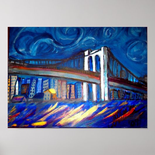 BROOKLYN BRIDGE POSTER (Voorkant)