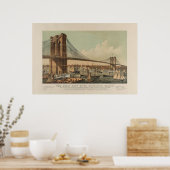 Brooklyn Bridge Poster (Keuken)