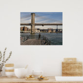 Brooklyn Bridge Poster (Keuken)