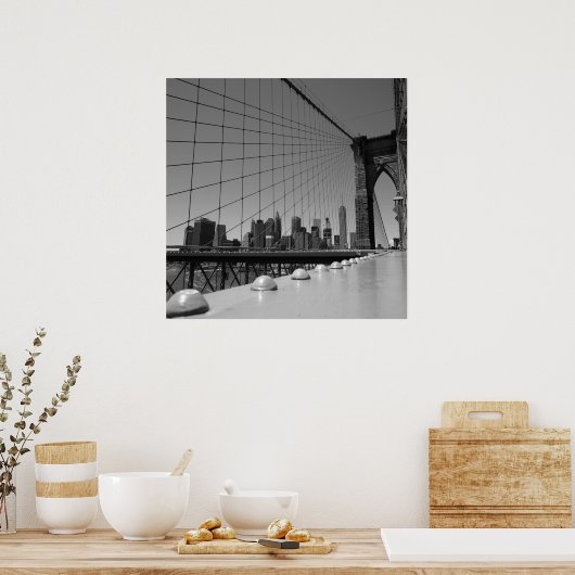 Brooklyn bridge poster (Keuken)