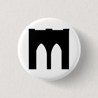 Brooklyn Bridge Ronde Button 3,2 Cm