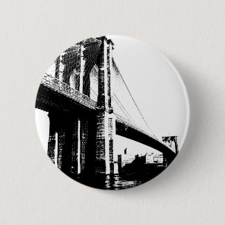 Brooklyn Bridge Ronde Button 5,7 Cm