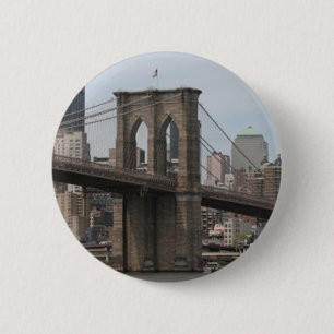 Brooklyn Bridge Ronde Button 5,7 Cm