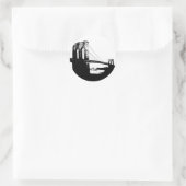  Brooklyn Bridge Ronde Sticker (Tas)