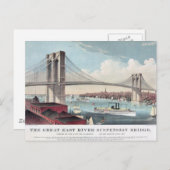 Brooklyn Bridge schilderij Briefkaart (Voorkant / Achterkant)