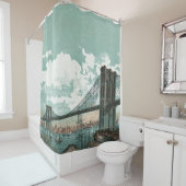 Brooklyn Bridge Shower Curtain Douchegordijn (In situ)