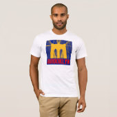 Brooklyn Bridge silhouette T-shirt (Voorkant volledig)